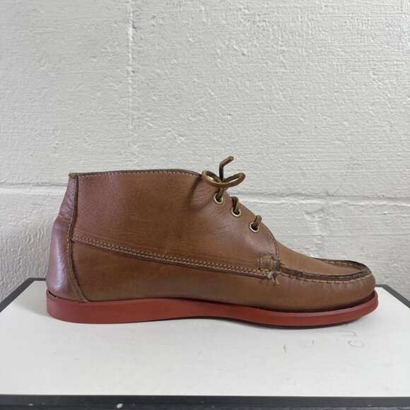 Sebago Campsides 29919 Chukka Ankle Boots Brown Leather Handsewn Men's Size 9 M - Picture 2 of 10